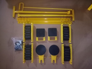 Kit de carro de rodillos móviles para máquina industrial de 20 toneladas a 60 toneladas Juego de patines de cambio de carga - Product Image 6
