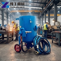 Équipement de sablage industriel chinois pour le décapage des revêtements intérieurs des réservoirs