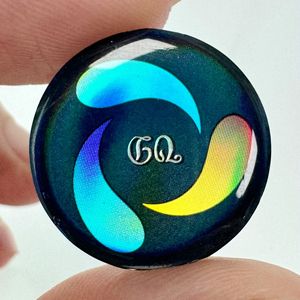 Autocollant en résine époxy 3D personnalisé, effet brillant en relief, résistant à l'eau, aux UV et aux déchirures, vinyle de luxe pour boîte artisanale - Product Image 1
