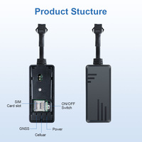 Traceur GPS intelligent 4G J16 à prix d'usine, batterie 300 mAh, dispositif de suivi et de positionnement en temps réel, traceur de véhicule, application gratuite, localisateur de voiture