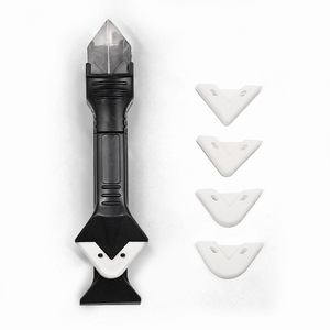 Nahe Tile Grout Tool C1TBB Metal Head Shovel 3 In 1 Multi Functional Scraper For Home Wall Floor Cleaning - Product Image 3