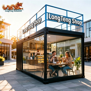 Quiosco de Café Modular Prefabricado de 20 pies, Contenedor para Cafetería con Barra y Aislamiento para un Despliegue Rápido - Product Image 1