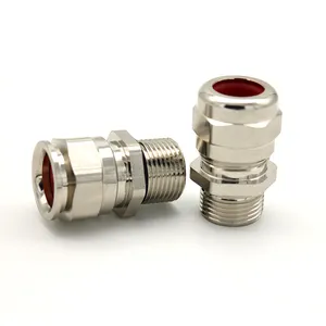 Metal Armoured Cable Gland M25 Price Strain Steel SS304 SS316L Ex-proof Connector Size Nickel Brass Cord Grips Atex