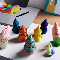 PLA personnalisé 3D imprimé spirale cône Fidget jouet créatif jeu chaud pour l'anxiété et le soulagement du Stress article classique pour les adolescents et les enfants