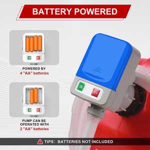 משאבת סיפון פלסטיק ניידת ידנית פנאומטית להעברת דלק גולמי לרכב, בנזין, 3V DC TOUKOO - Product Image 4