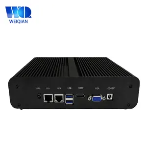 In tel Gemini I3 I5 I7 DDR4 Thin Client PC alluminio 6COM 4K Dual Lan Soft Router X86 Industrial Fanless MINI PC