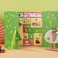 Calendario de Adviento de Navidad con Caja Misteriosa Sorpresa de 24 Días, Regalo DIY para Novia con Manualidades y Velas