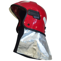 Casque de pompier avec système de double visière, lunettes anti-buée, visière résistante à la chaleur, protection anti-impact, matériau PEI/PC pour les pompiers