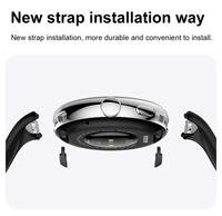 Reloj Inteligente Linwear LA24 para Llamadas, Pantalla AMOLED, Monitor de Ritmo Cardíaco, Calendario, Rastreador de Actividad Física, Resistente al Agua IP68, 5-10 Días de Autonomía
