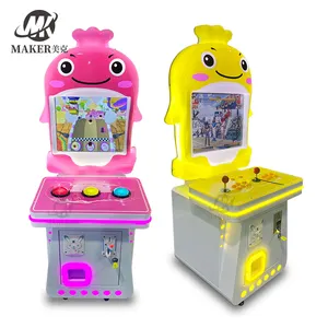 Arcade Coin-operated botão jogo máquina 1 pessoa jogo eletrônico moeda operado máquina para crianças