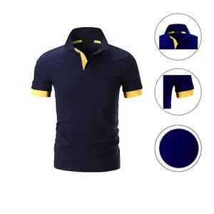 Logo personnalisé pas cher hommes Polo polyester chemises coton Golf mode imprimé maître maillot de football chemise cristiano