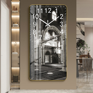 Orologio da parete moderno moderno urbano musulmano <span class=keywords><strong>studio</strong></span> scandinavo casa orologio silenzioso orologio creativo - Product Image 2