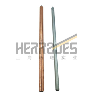 Attrezzatura Elettrica di Alta Qualità, Asta di Messa a <span class=keywords><strong>Terra</strong></span> in Rame 5/8 Pollici - Product Image 3