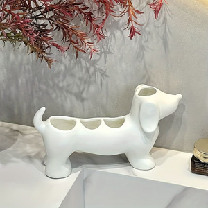 Soporte de Plástico para Cepillo de Dientes Eléctrico con Diseño de Dachshund, Estante de Baño, Organizador de Cepillos de Dientes y Brochas de Maquillaje - Product Image 3