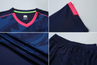 Camiseta de Fútbol Personalizada para Hombre, 100% Poliéster, Transpirable y de Secado Rápido, Manga Corta, Números/Nombres del Equipo Impresos por Transferencia de Calor