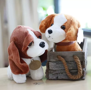 Özelleştirilebilir Süper Yumuşak 20 cm Sarılabilen Husky Peluş Köpek Oyuncakları 500 Adet Minimum Sipariş Adedi İşlemeli Sevimli Arkadaş Dolgulu Hayvanlar PP Pamuk - Product Image 4