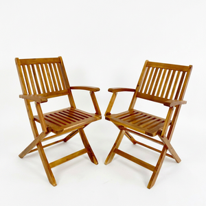 Wholesale Cheap Contemporary Eco-friendly Acacia Wooden <b>Foldable</b> <b>Garden</b> Chair for Villa Park Bedroom Kitchen & Courtyard Use - Product Image 1