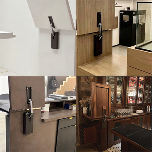 Accessoires de support pour <span class=keywords><strong>meuble</strong></span> de <span class=keywords><strong>cuisine</strong></span> : Quincaillerie de mécanisme de porte, Charnière de rabat à fermeture amortie, <span class=keywords><strong>Amortisseur</strong></span> de levage robuste - Product Image 6