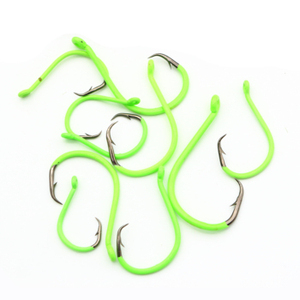 Accessoires de pêche Crochets verts phosphorescents <span class=keywords><strong>Crochet</strong></span> de poulpe lumineux pour Sabiki Rigs Pêche <span class=keywords><strong>en</strong></span> mer B10 - Product Image 5