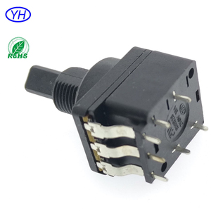 Chuyên Nghiệp OEM ROHS Carbon Phim 16 Mét 10K 47K 50K <span class=keywords><strong>100K</strong></span> 500K Rotary <span class=keywords><strong>Potentiometer</strong></span> Với 10A Rotary Chuyển Đổi Đôi Cho Lò - Product Image 4
