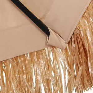 Usine directe à bas <span class=keywords><strong>prix</strong></span> grand <span class=keywords><strong>Parasol</strong></span> de chaume extérieur jardin Patio auvent Commercial pare-soleil étanche robuste - Product Image 5