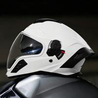 Casque de moto intégral DOT, coque en ABS, double visière, rembourrage EPS, casque de course avec boucle à dégagement rapide et queue aérodynamique