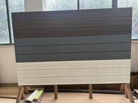 Paneles de Pared Exteriores de PVC Anti-UV, Revestimiento de Vinilo Impermeable con Garantía de 5 Años, Diseño Gráfico Moderno para Casa, Cabaña, Jardín, Oficina