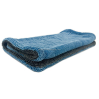 40x60 cm 1200 Gsm Double boucle torsadée Serviette de toilette en microfibre ultra absorbante pour le séchage des voitures Chiffon de nettoyage pour les détails automobiles