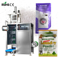 Machine d'emballage automatique de poudre de savon 2 lignes 4 soudures latérales pour sachets de lessive en poudre