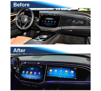 Autoradio Krando pour Mercedes Benz classe E E260 E300 W214 2024 écran de siège copilote Android Carplay Instrument affichage du tableau de bord
