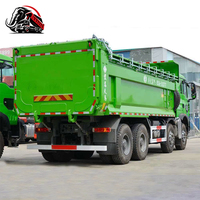Camion benne Sinotruk Howo d'occasion, modèle U, 400 CV, 8x4, avec benne basculante fermée