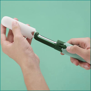 Factory Direct Sale Multifunction Peeler Knife Stainless Steel 2 in 1 Portable <b>Fruit</b> and <b>Vegetable</b> Knife Kitchen - Product Image 2