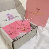 Cartes à bijoux avec logo personnalisé pour collier porte-boucle d'oreille, emballage de poinçon, cartes en papier d'affichage