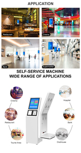 Kiosco de Autoservicio para Pedidos de Boletos, Lector de Códigos de Barras, Reconocimiento Facial, Carcasa Metálica, Control por Aplicación, Control Electrónico, Comercial - Product Image 3