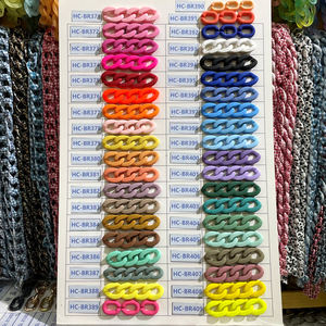 Bracciale Semplice e Versatile con Catena Spessa in Gomma Acrilica, Fibbia Fai-da-Te, Accessorio alla Moda per Borse, Occhiali e Custodie per Cellulari, Anti-caduta - Product Image 4