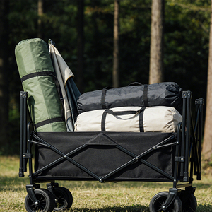 <span class=keywords><strong>Chariot</strong></span> pliable à tige ré<span class=keywords><strong>tractable</strong></span> en gros pour fabricants avec roues à roulement silencieux pour la plage et le <span class=keywords><strong>jardin</strong></span> - Product Image 1