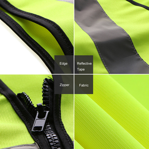 Veste de sécurité haute visibilité, très réfléchissante, pour les travailleurs du bâtiment et la sécurité routière, en promotion - Product Image 5