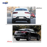 Kit carrosserie complet GUGO C253 AMG GLC63 Style, pare-chocs avant et arrière, calandre, mise à niveau facelift pour Mercedes-Benz GLC Coupé C253 2020-2022