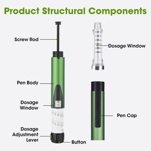 60IU Reusable Metal Injection <b>Pen</b> 3ml Capacity with Custom Logo and Premium Gift <b>Box</b> Packaging - Product Image 3
