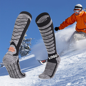 Custom Logo Winter Performance <strong>Socks</strong> for Cold Weather Casual <strong>Type</strong> Anti-Slip and Breathable Ski Snowboarding Ski <strong>Socks</strong> - Product Image 1