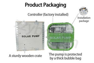 Pompe à eau solaire portable DCPM60-20-200-2200, grand débit de 4 pouces pour système d'irrigation, alimentée par l'énergie solaire, haute efficacité - Product Image 6