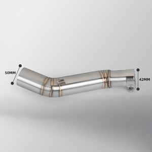 Xe Máy Muffler xả cho voge <span class=keywords><strong>525r</strong></span> 500ds 250rr LONCIN sửa đổi Ống xả phần giữa Muffler xả thoát 51mm - Product Image 6