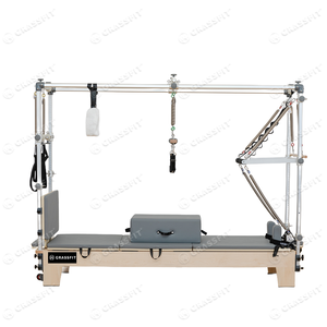 <span class=keywords><strong>Table</strong></span> de Pilates Trapeze 3-en-1 Caformer Professionnelle en Bois d'Érable <span class=keywords><strong>avec</strong></span> Conception Robuste pour la Remise en Forme et l'Utilisation en Studio de Pilates - Product Image 2