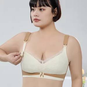 Soutien-gorge d'<span class=keywords><strong>allaitement</strong></span> sans couture de <span class=keywords><strong>grande</strong></span> <span class=keywords><strong>taille</strong></span>, doux et confortable, vêtements de maternité de haute qualité pour l'<span class=keywords><strong>allaitement</strong></span> - Product Image 5