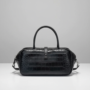 Sacs fourre-tout de luxe en cuir de vachette imprimé alligator pour femmes, nouveaux sacs à main en cuir véritable pour dames, sacs de créateurs de mode pour femmes 2026 - Product Image 2