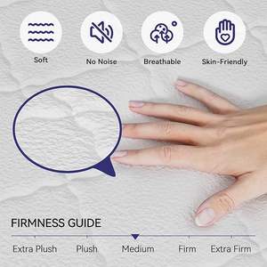 Garantía garantizada Bonnel/Pocket Spring Colchón híbrido de espuma viscoelástica Colchón comprimido de espuma ortopédica de látex natural - Product Image 3