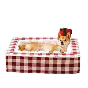 Para <span class=keywords><strong>Amazon</strong></span> Pet Mat Plaid Rectangular <span class=keywords><strong>Dog</strong></span> <span class=keywords><strong>Bed</strong></span> All-Season Cat Sleeping Mat Invierno Calor Alfombra interior de doble cara Extraíble Lavable - Product Image 5