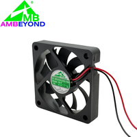 Ventilateur de refroidissement CC AMBEYOND 12V 6010 60*60*10 mm, débit d'air élevé, durable pour la ventilation et l'évacuation