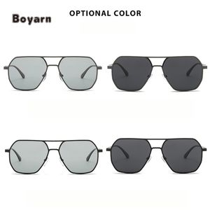 Boyarn automobilistes Vintage femmes nuances hommes tendance miroir polarisé Uv400 conduite chine lunettes de soleil lunettes rondes pour femme - Product Image 6