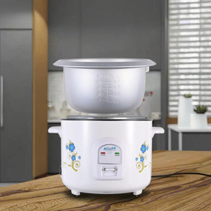 Olla Arrocera Eléctrica Portátil de 2L con Recipiente Interior Extraíble Antiadherente, Cocción Rápida de 1500W, un Solo Toque, Blanca, para Sopa y Arroz - Product Image 5